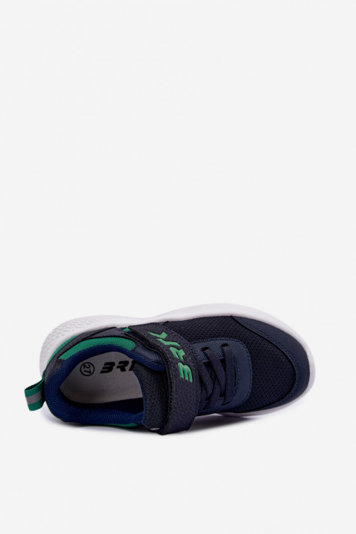 Boys' sports shoes Bartek 8700317 in dark blue