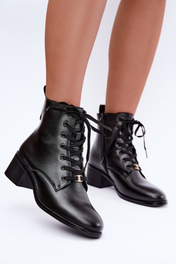 Klocke insulated lace-up ankle boots black Florisse