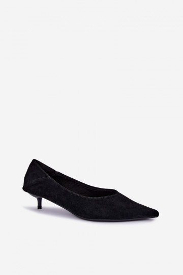 low-heeled shoes in black color Joresta