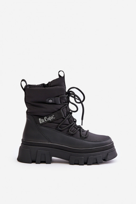 Black women's snow boots Lee Cooper LCJ-24-47-3144