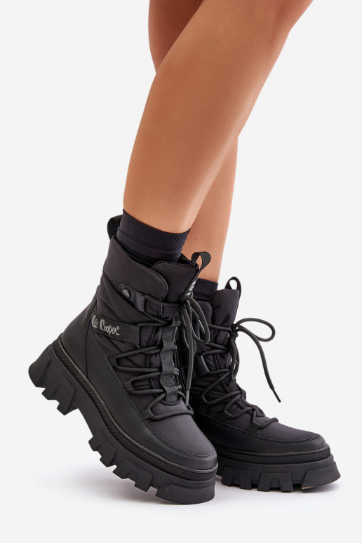 Juodi moteriški sniego batai Lee Cooper LCJ-24-47-3144
