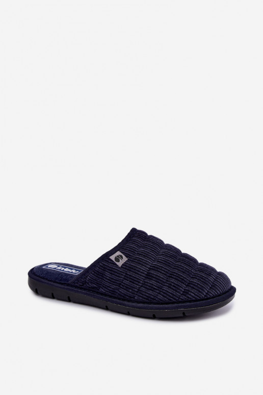 Dark blue men's slippers Inblu 91000034