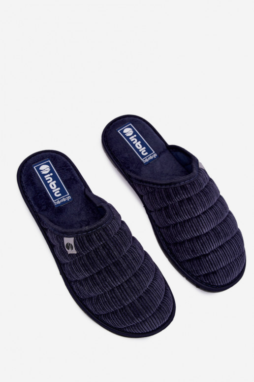 Dark blue men's slippers Inblu 91000034