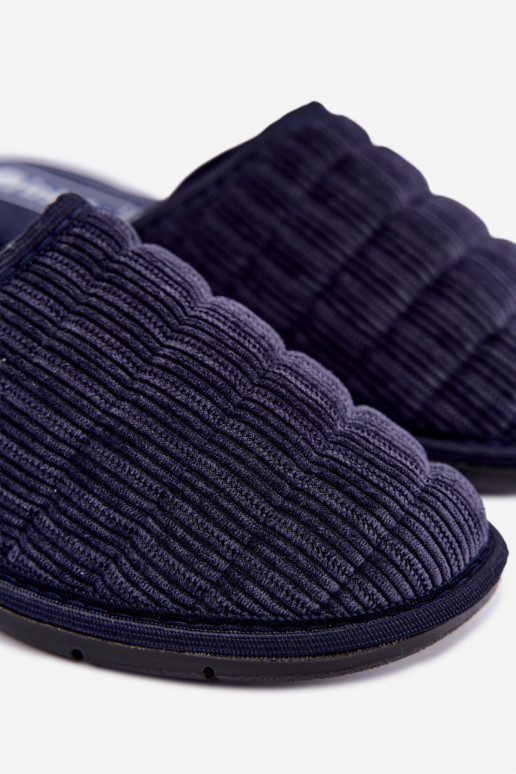 Dark blue men's slippers Inblu 91000034