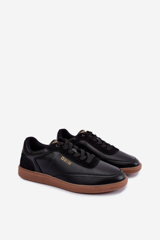 Black men's sneakers Big Star UU174045