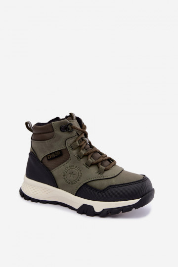 Green insulated children's boots Big Star UU374001