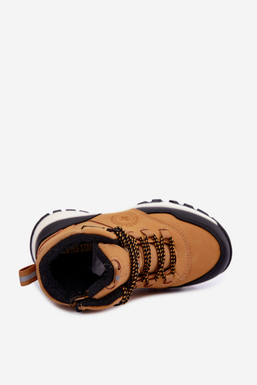 Brown insulated children's boots Big Star UU374002