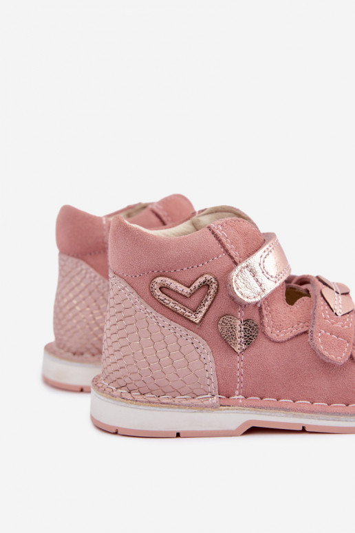 Women's sandals for kids Bartek 8550069 in pink