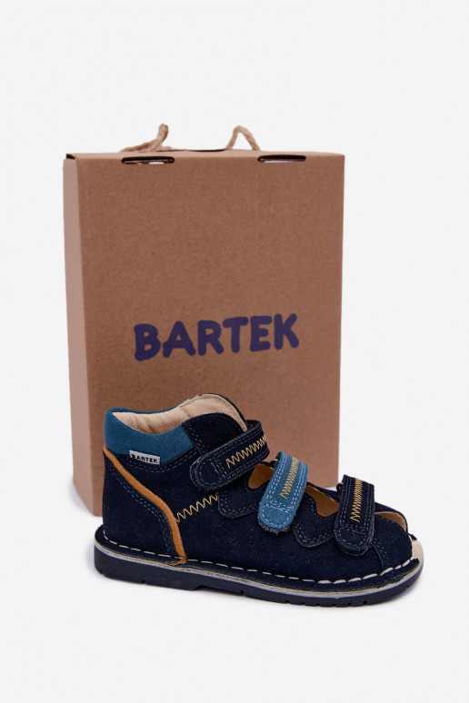 Women's sandals for boys Bartek 8920061 in dark blue