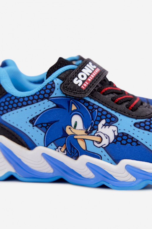 Berniukų sportbačiai Sonic su žėrinčiu padu 8702946 tamsiai mėlynos spalvos