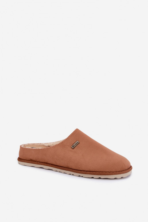 Damskie kapcie Inblu CS000034 w brązowym