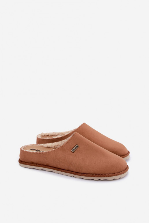 Damskie kapcie Inblu CS000034 w brązowym