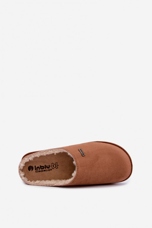 Women's home slippers Inblu CS000034 in brown