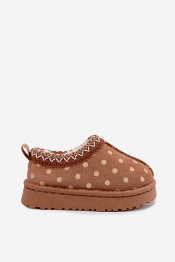 Kids' snow boots in brown Ysmerine 2