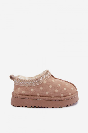 Kids' snow boots in sand Ysmerine 2