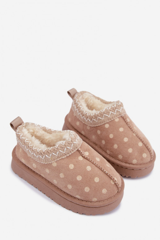 Kids' snow boots in sand Ysmerine