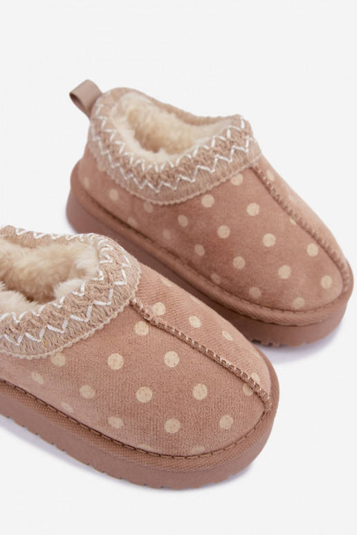Kids' snow boots in sand Ysmerine