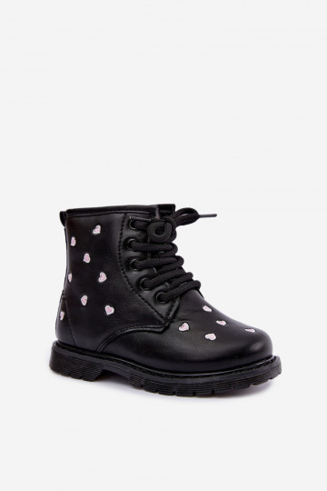Warm children's boots with hearts Selmora