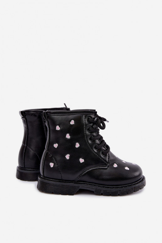 Warm children's boots with hearts Selmora