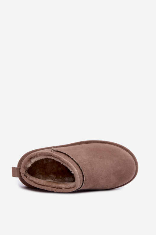 low women's snow boots in sand Rosmina