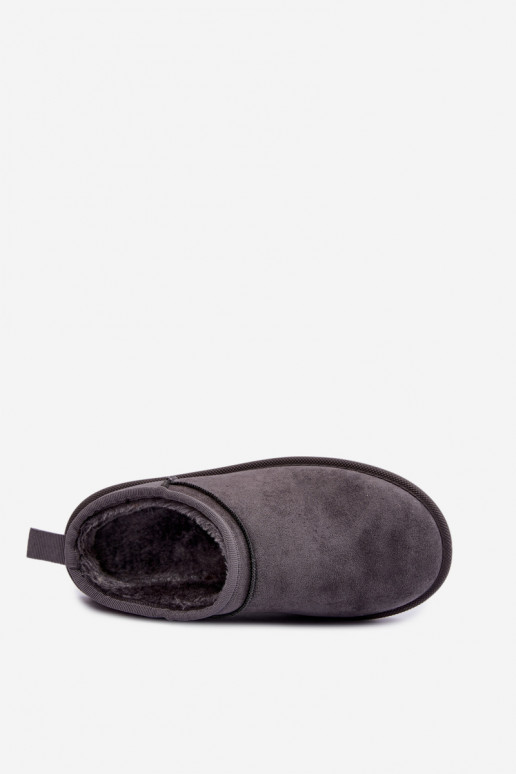 low women's snow boots in gray Rosmina