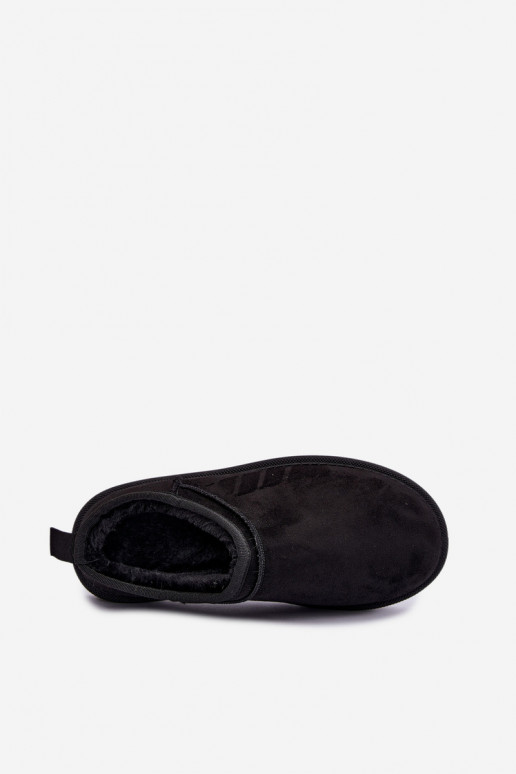 low women's snow boots in black Rosmina