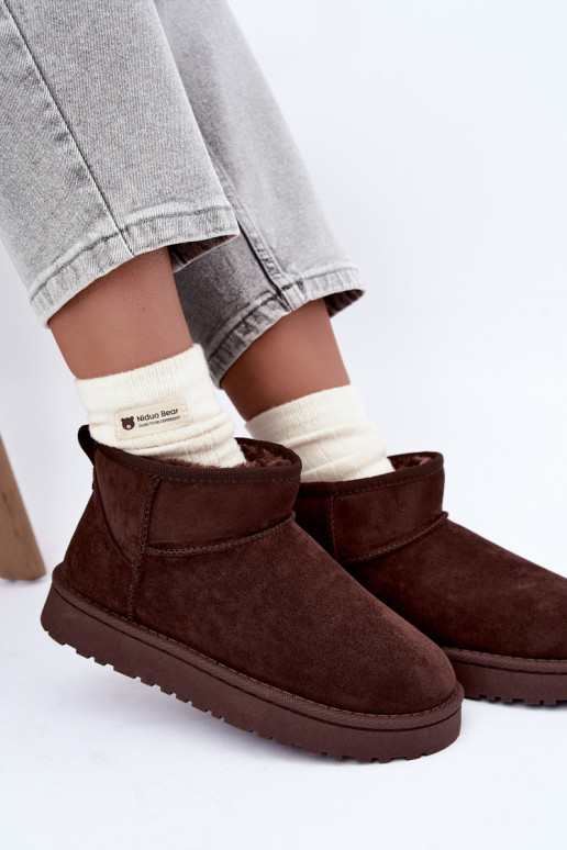 Women's snow boots CzekoladoĮe Rosienne