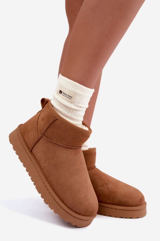 Women's snow boots in brown color Rosienne