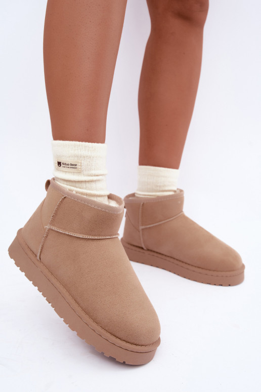 Women's snow boots in sand color Rosienne