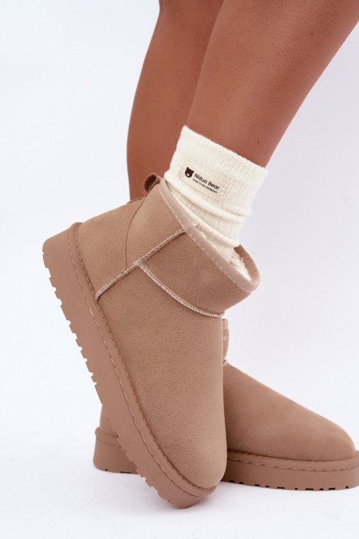 Women's snow boots in sand color Rosienne