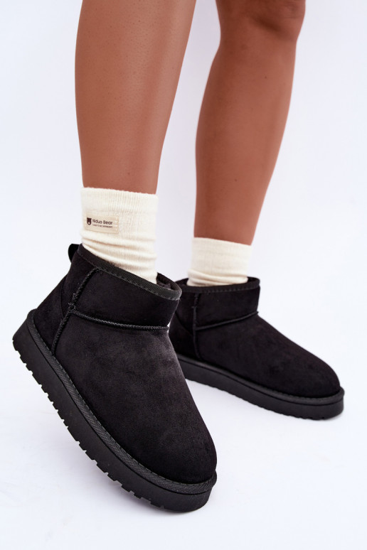 Women's snow boots in black color Rosienne