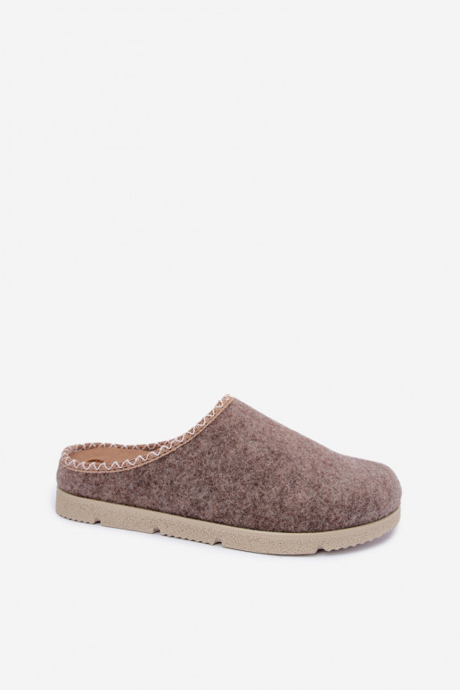 Damskie kapcie Inblu BS000009 piaskowe