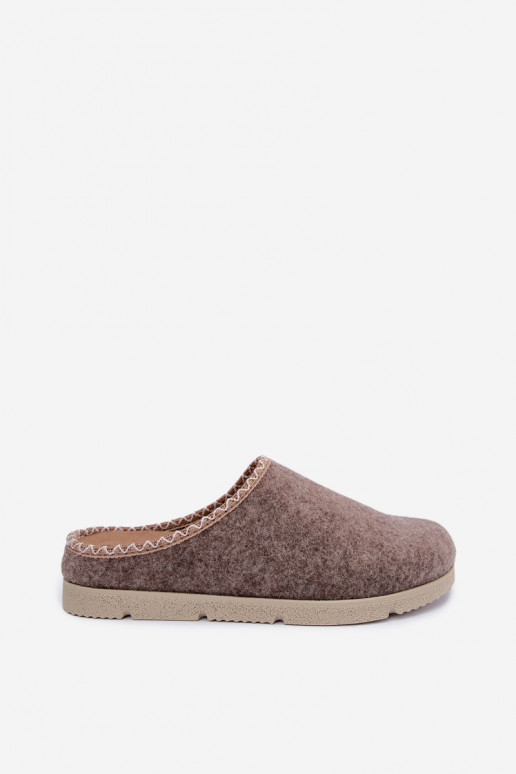 Damskie kapcie Inblu BS000009 piaskowe