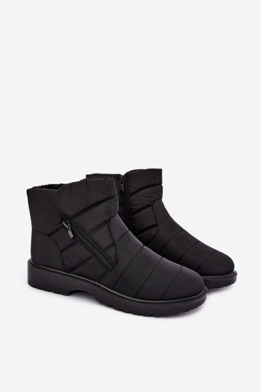 męskie buty śniegowe w kolorze czarnym Tai turilric