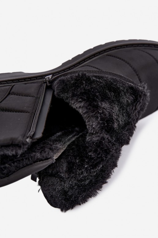 men's snow boots in black color Tai turilric