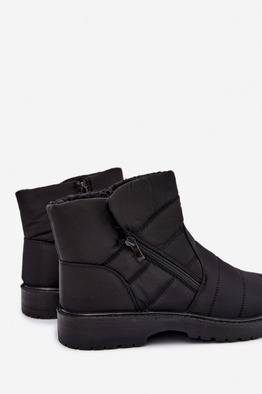 men's snow boots in black color Tai turilric