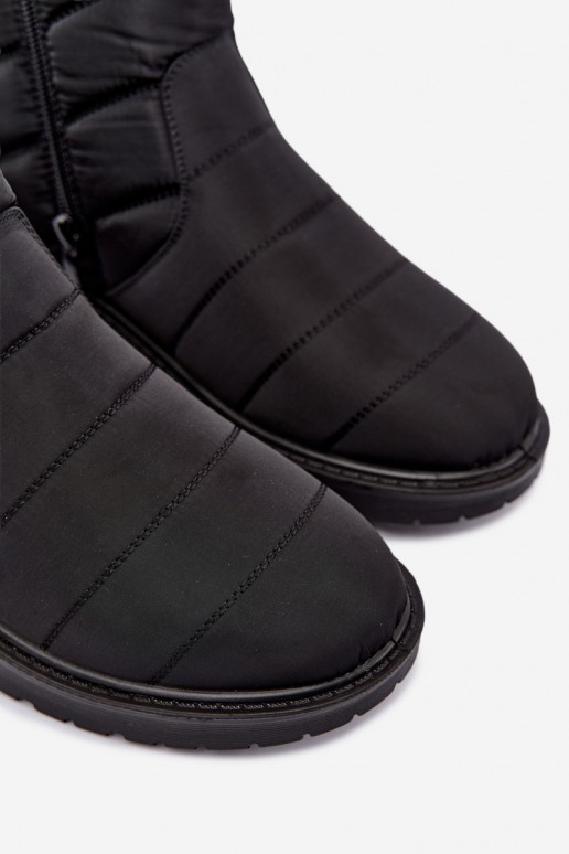 męskie buty śniegowe w kolorze czarnym Tai turilric