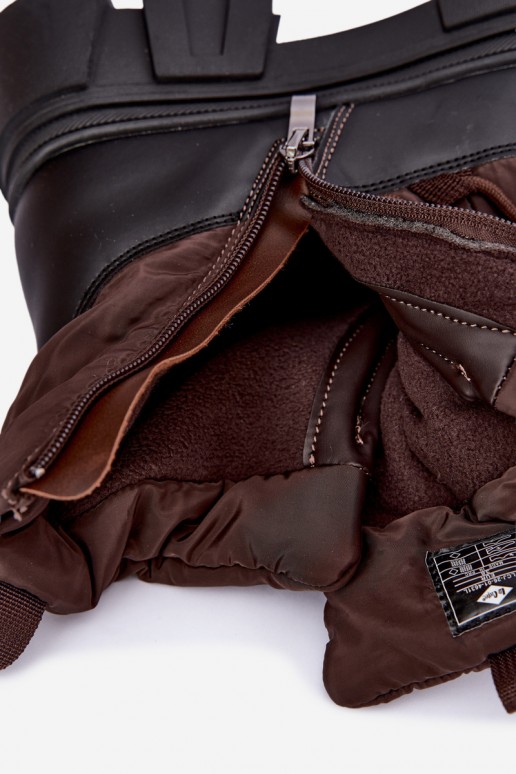 moteriški sniego batai Lee Cooper LCJ-26-01-4631 rudos spalvos