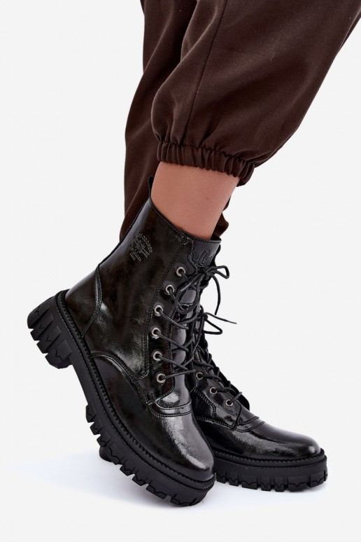 insulated work ankle boots Lee Cooper LCJ-26-16-4696 in black