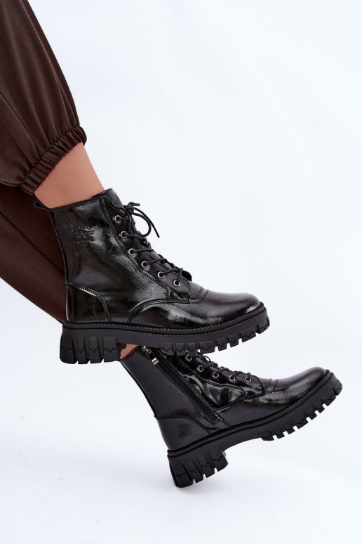 insulated work ankle boots Lee Cooper LCJ-26-16-4696 in black