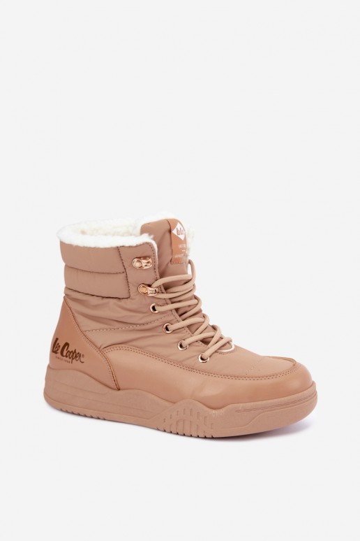 su raišteliais sniego batai Lee Cooper LCJ-44-4565 rudos spalvos