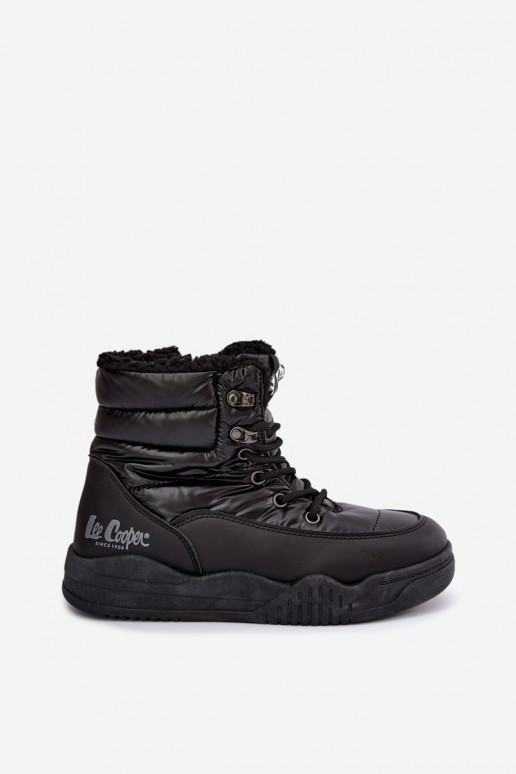 lace-up snow boots Lee Cooper LCJ-44-4562 in black