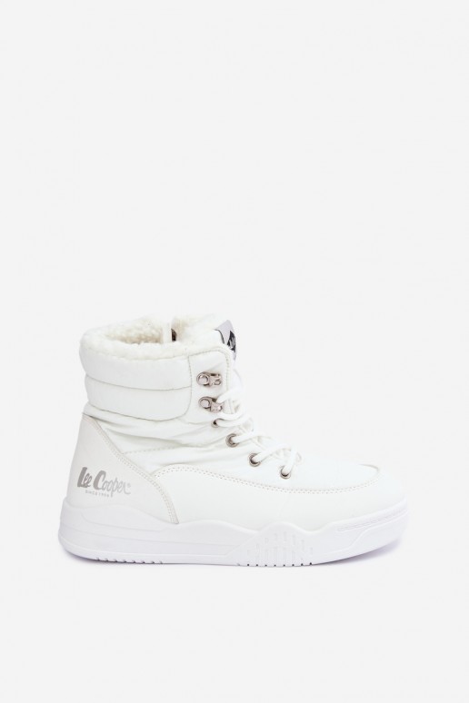 su raišteliais sniego batai Lee Cooper LCJ-44-4563 baltos spalvos