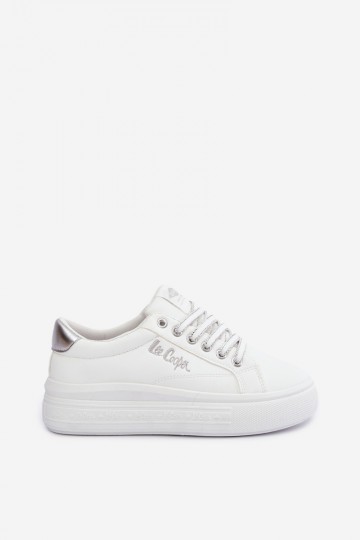 sportowe buty na platformie Lee Cooper LCJ-26-44-4561 w kolorze białym 2