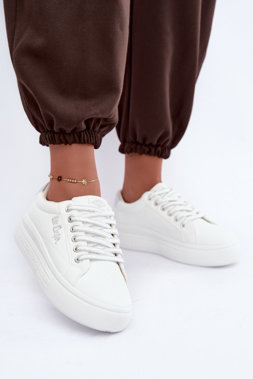 platform sneakers Lee Cooper LCJ-26-44-4561 in white
