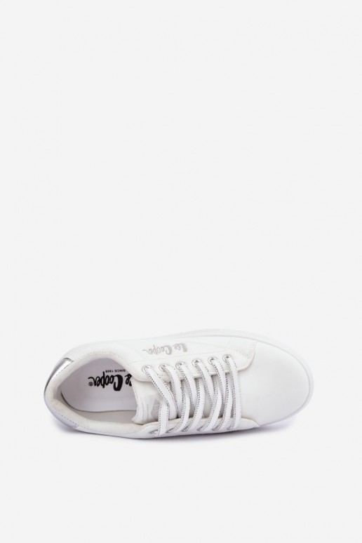 sportbačiai su platforma Lee Cooper LCJ-26-44-4561 baltos spalvos