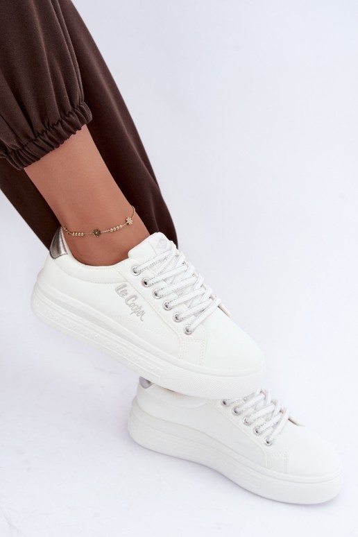 platform sneakers Lee Cooper LCJ-26-44-4561 in white