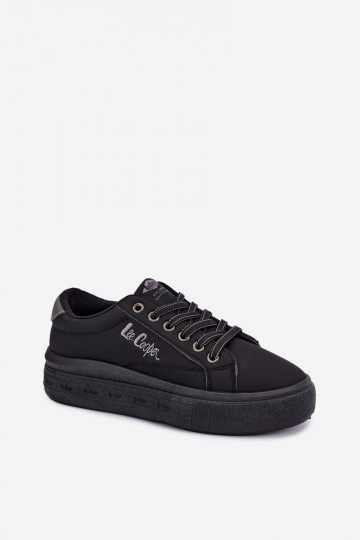 sportowe buty na platformie Lee Cooper LCJ-26-44-4560 w kolorze czarnym