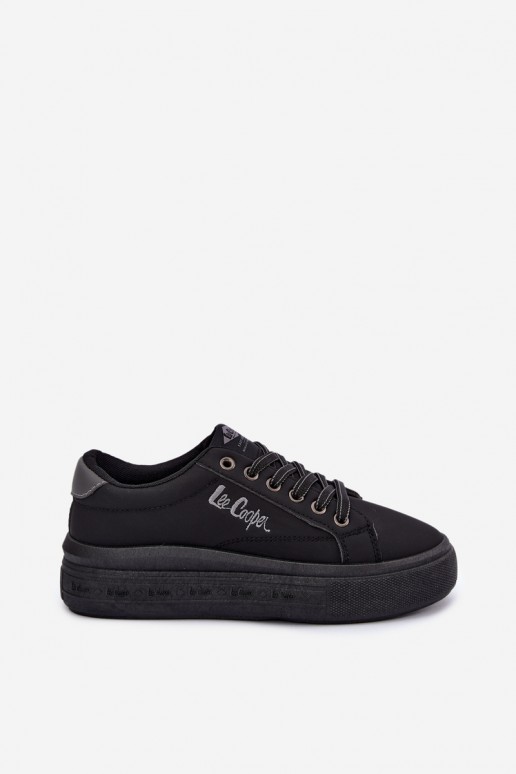 platform casual shoes Lee Cooper LCJ-26-44-4560 in black
