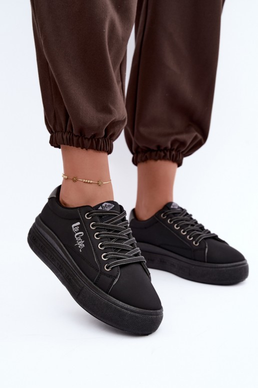 platform casual shoes Lee Cooper LCJ-26-44-4560 in black
